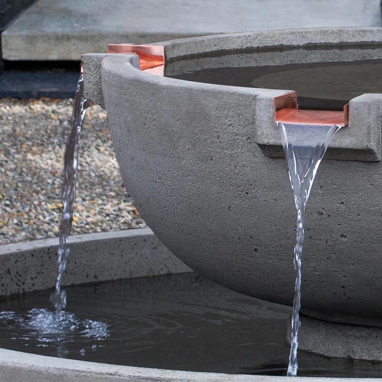 Fontaine en pierre reconstitue castorama