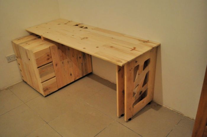 Faire un bureau en palette