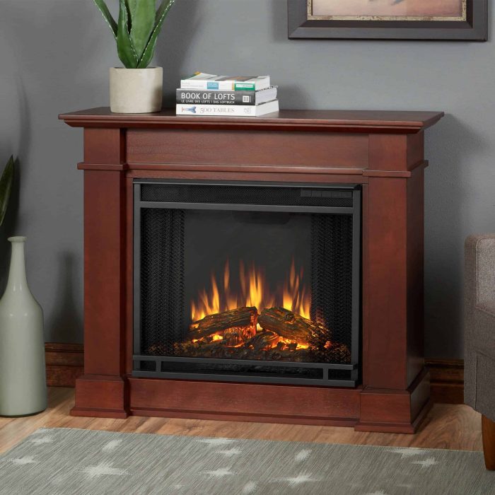 Fireplace mahogany mantel menards fireplaces fireplacess freestanding depot btu