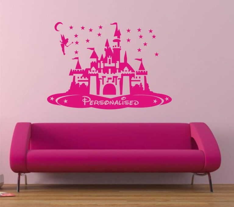 Disney wall sticker stickers castle window effect