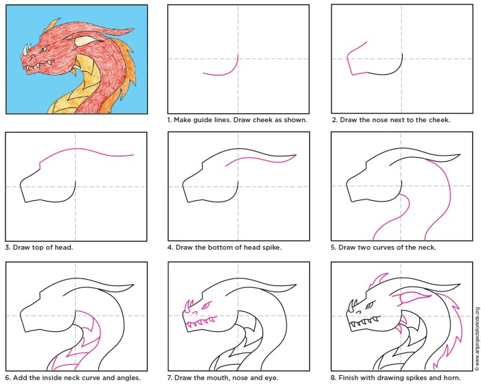 Dragon step draw