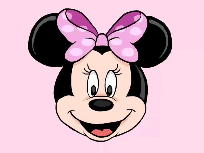 Dessin de minnie a imprimer