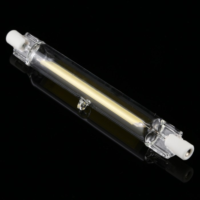 R7s halogen 78mm 118mm 7w lumen 240v 500lm cob 5w alexnld ceiling