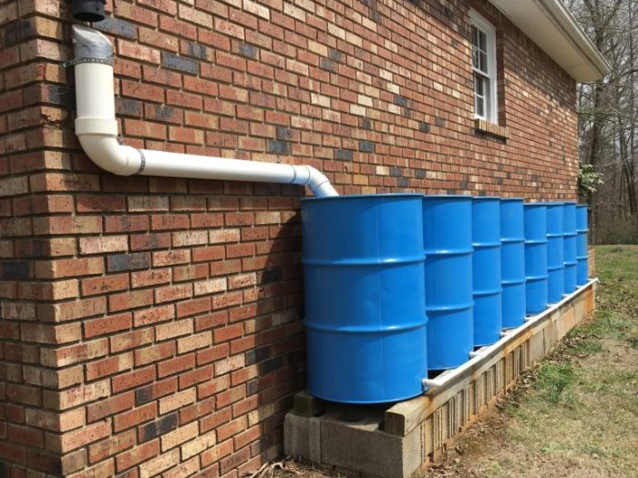 Rainwater harvesting systems installation system gravity fed safe water setting domestic kingspan waters