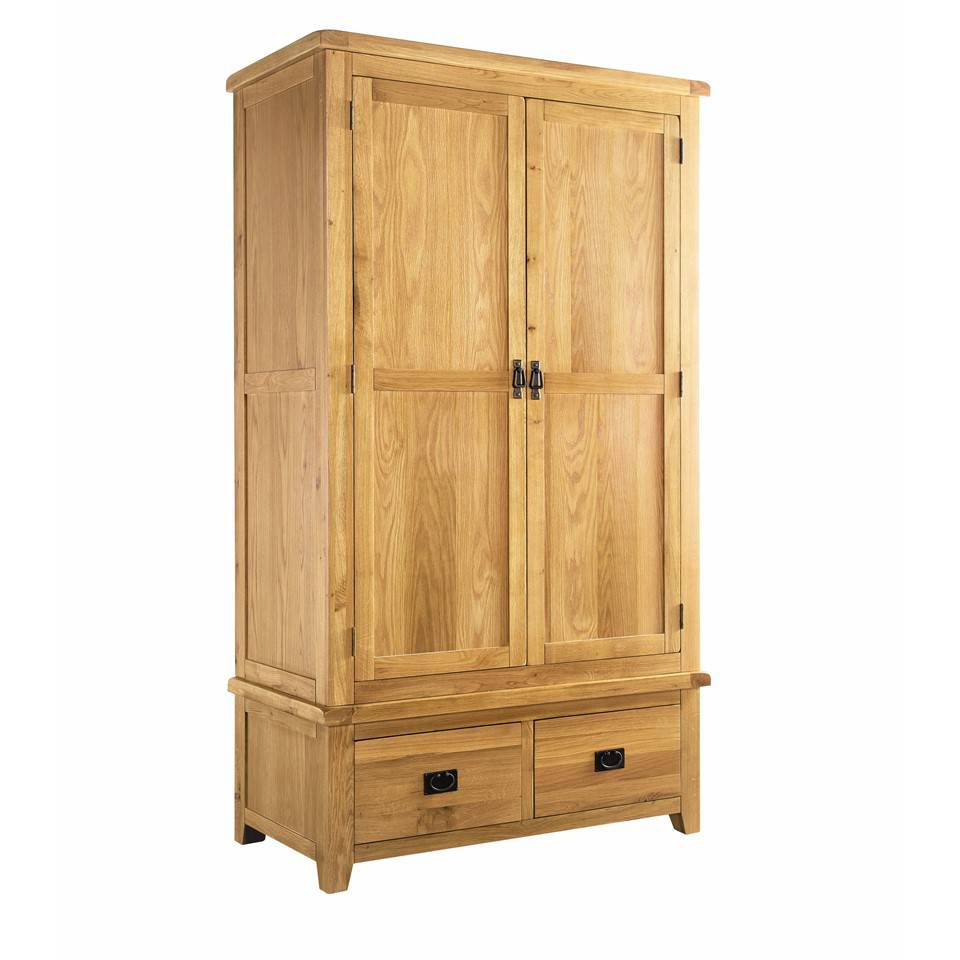 Armoire chene massif 2 portes