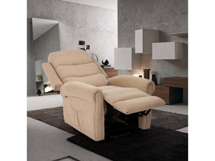 Fauteuil releveur électrique relax simili relaxation moteur massant