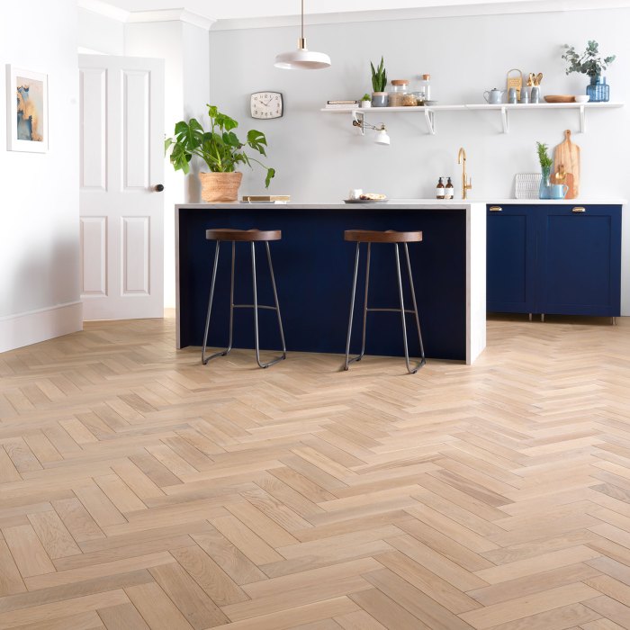 Carrelage imitation parquet cuisine