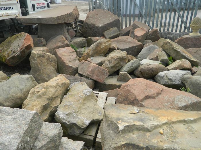 Rockery stone products devonshire pink large natural devon kent ragstone