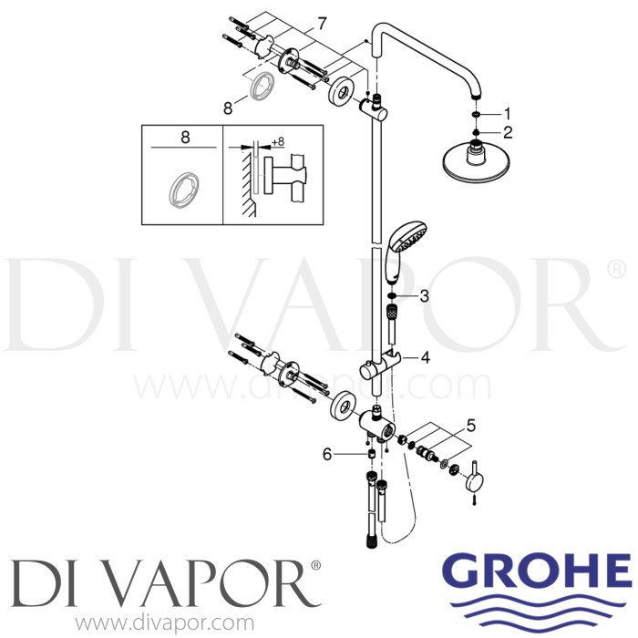 Hansgrohe 160 crometta showerpipe 1jet architonic shower make request