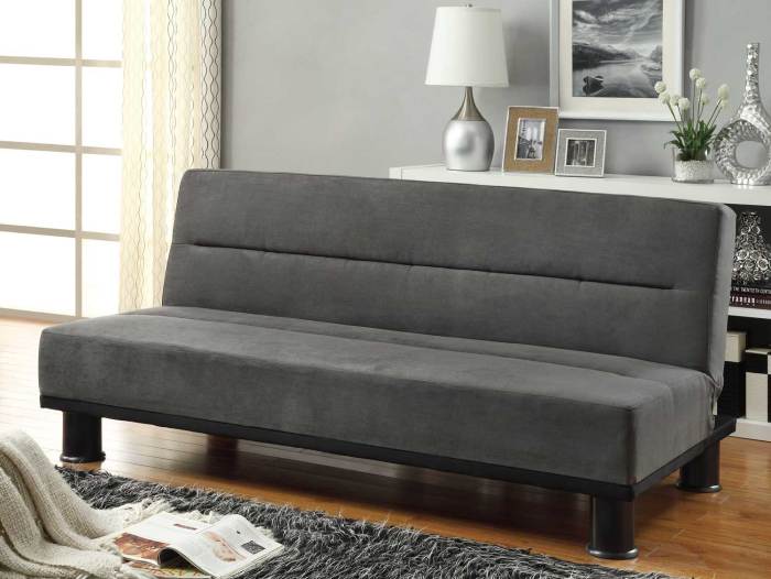 Sofa clack click bed convertible leather