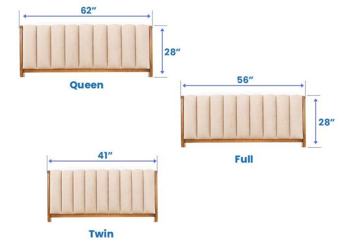 Headboard queen planked hailey headboards