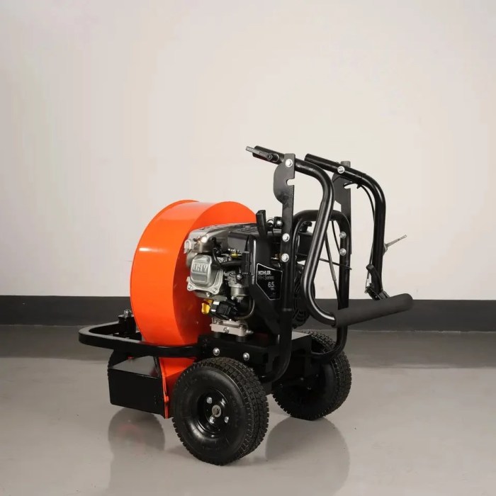 Decker blower mulcher