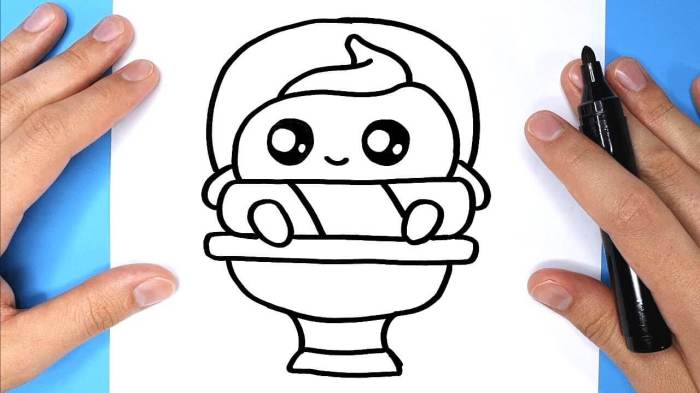 Poop drawing emoji cute draw getdrawings line