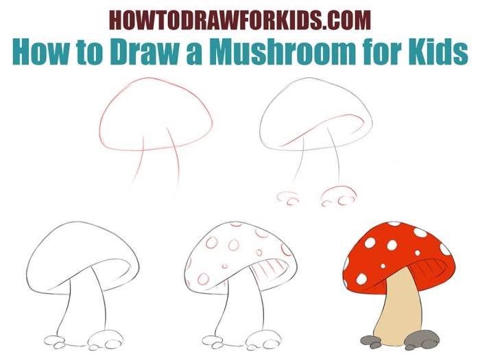 Draw kids mushrooms drawing deviantart