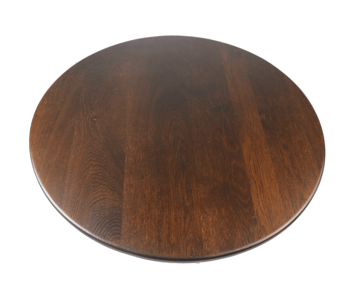 Table oak dining round extending edmonton chairs oval light solid leather brown