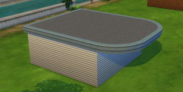 Toit plat sims 4