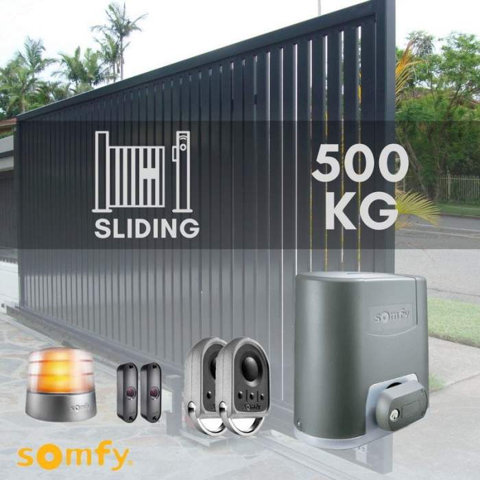 Moteur portail coulissant somfy elixo 500 io