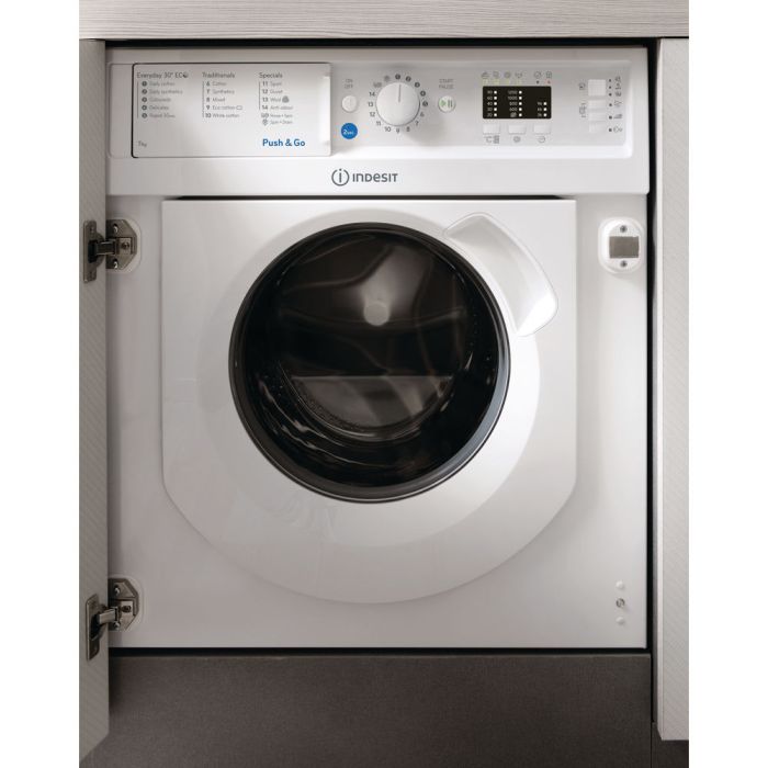 Indesit washing machine 7kg integrated 1200rpm warranty months still under old white machines ended ad has