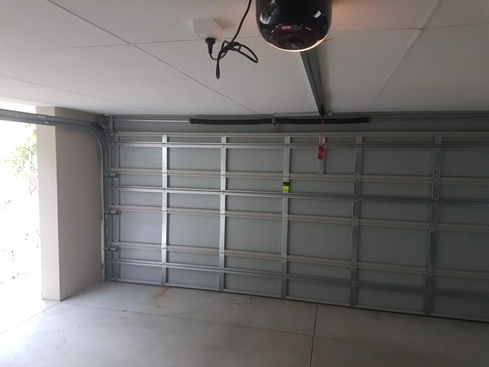 Sectional garage shutter