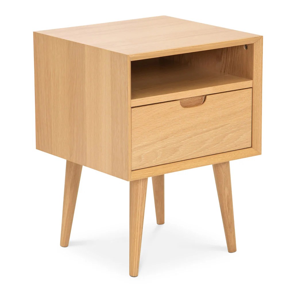 Bedside table jakob wooden scandinavian danish