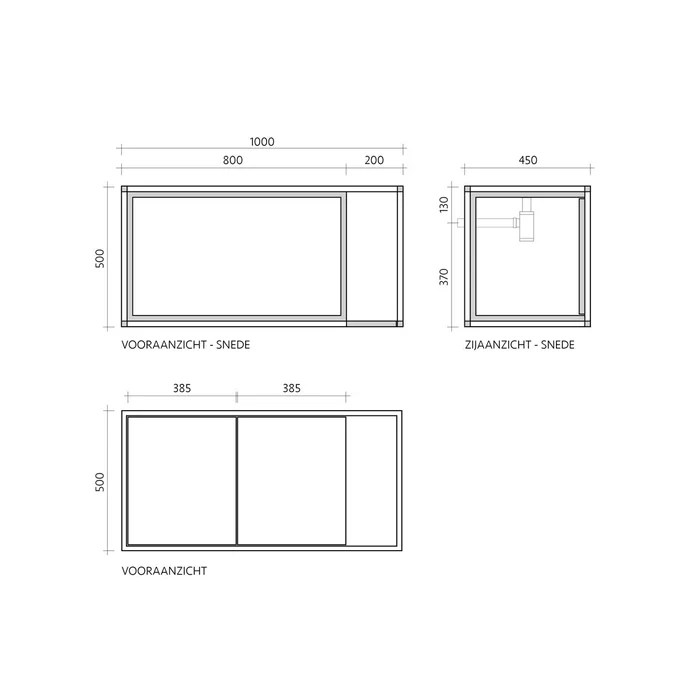 Meuble salle de bain 100cm