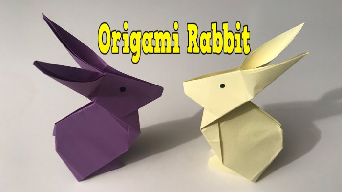 Lapin origami youtube