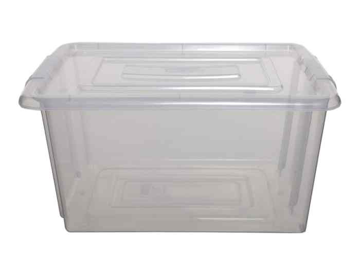 Caisse de rangement plastique gifi