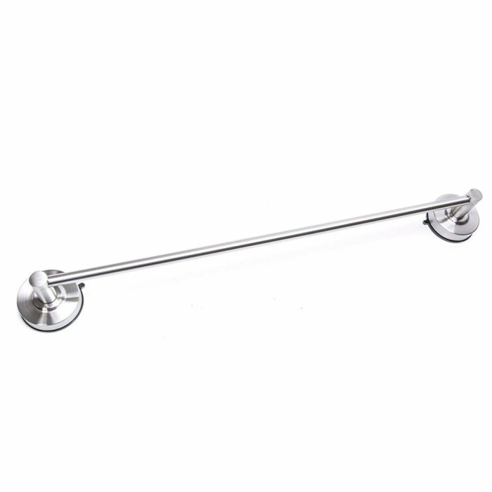 Towel bathroom bar rack stainless steel hanger wall suction holder rod swing towels arm rs amazon buy sucker adhesive rotating