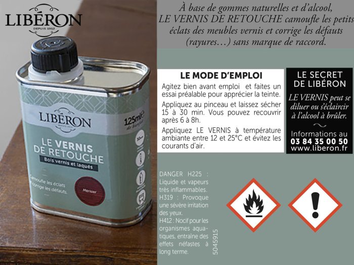 Produits liberon pour meubles