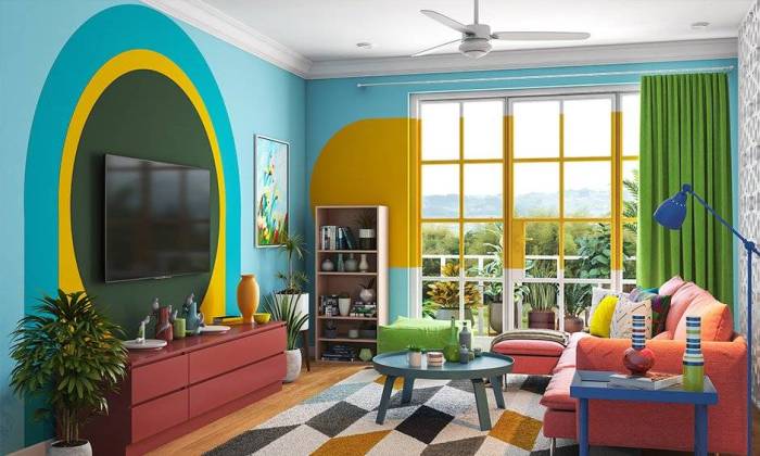 Color paint glidden room virtual visualizer painter article