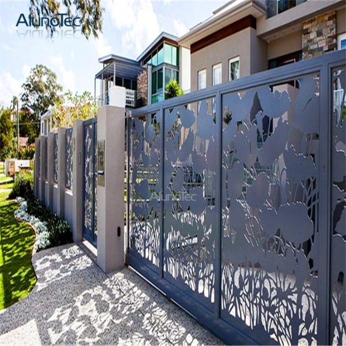 Fence garden cnc outdoor panel privacy metal aluminum decorative screen decoration low panels custom carving quality high cost aluminium china