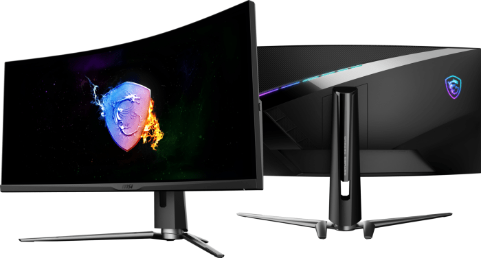 Msi artymis 1000r mpg screen curvatura uwqhd curvo ultrawide unveils geeft