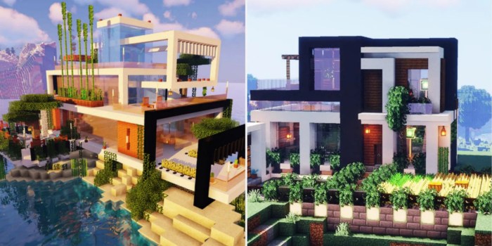 Minecraft maison moderne defroi