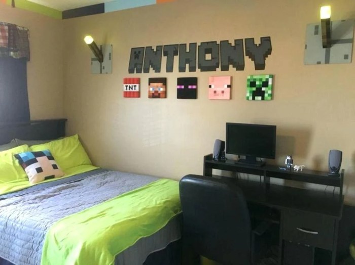 Minecraft deco chambre