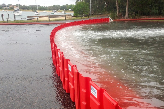 Flood barrier protection system barriers control international barricades