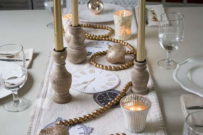 Dresser une table de reveillon