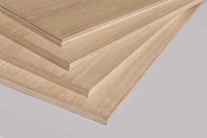 Oak plywood