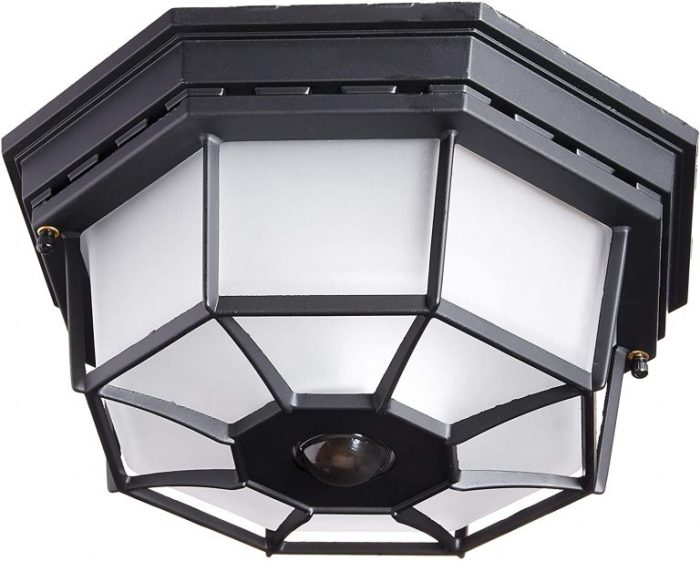 Outdoor motion sensor coach light lighting lamps style charleston transitional