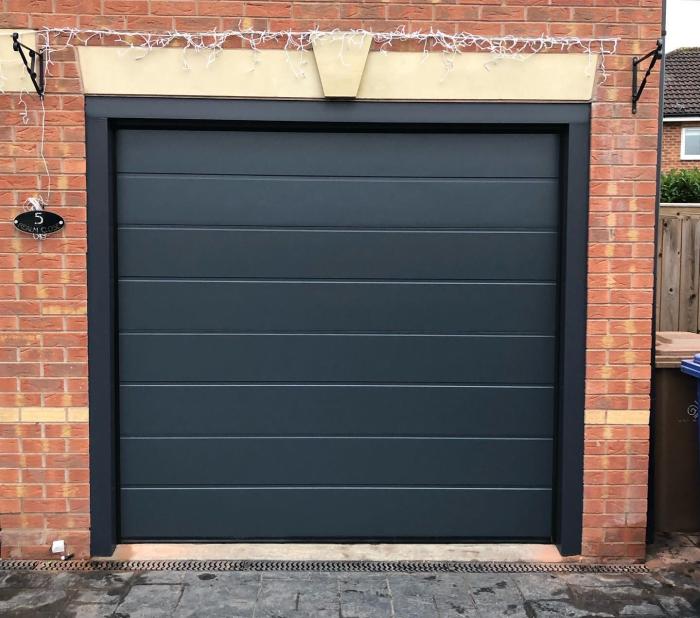 Sectional doors garage