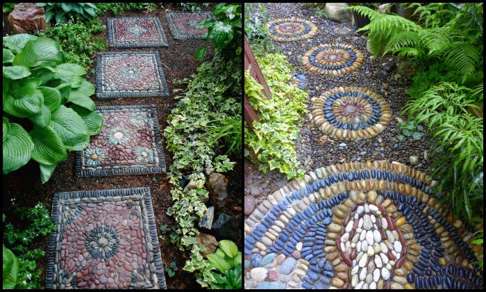 Mosaic garden ideas diy stepping stones rock projects designs river decorations homebnc