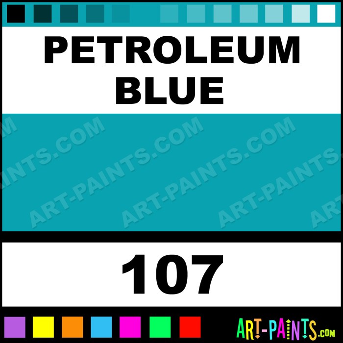 Ral bleu petrole