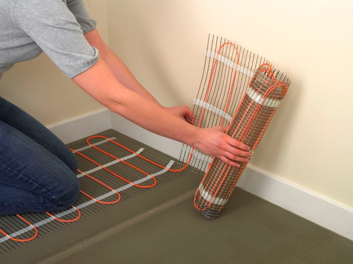 Heating underfloor electric coba electrical