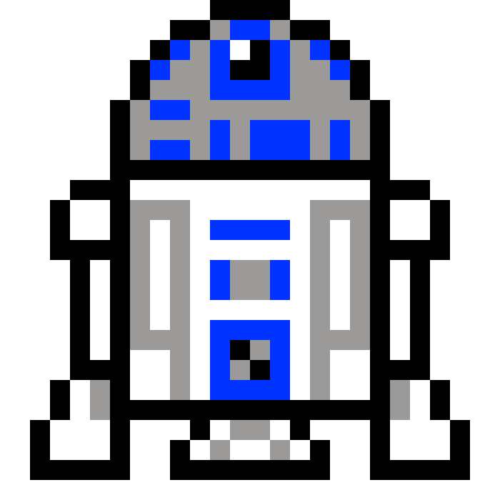 Pixel art r2d2