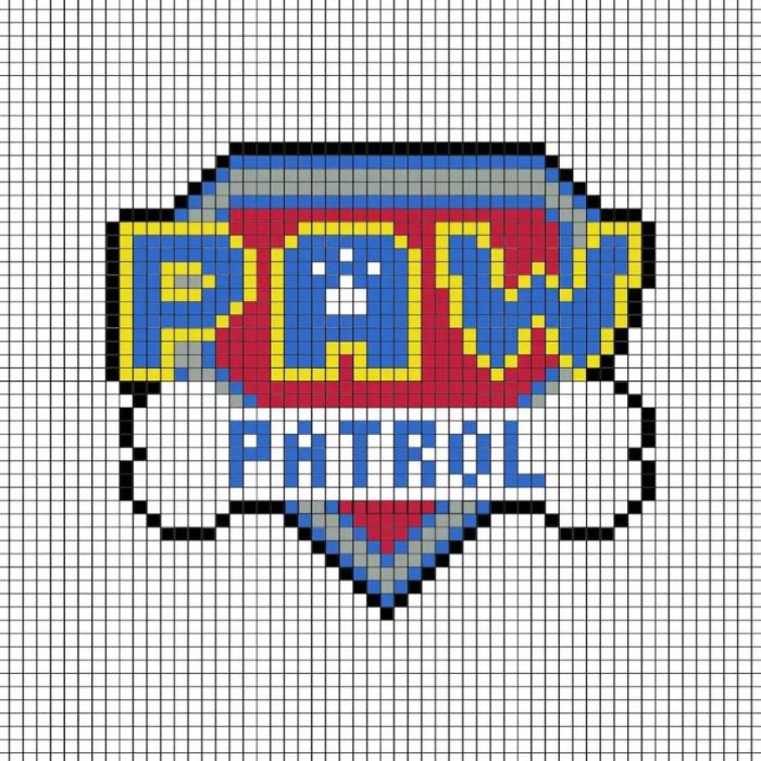 Pixel art pat patrouille