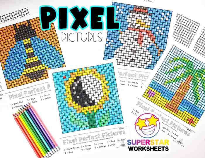 Coloriage pixel art a imprimer gratuit