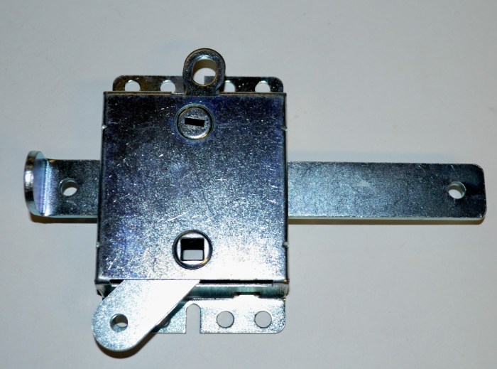 Garage door lock raynor locks overhead option choose