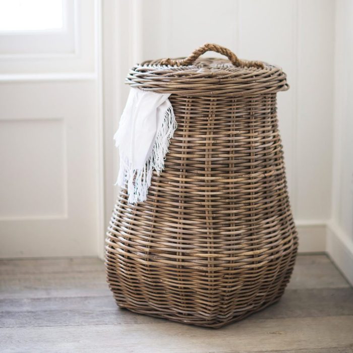 Wicker laundry basket wayfair number part