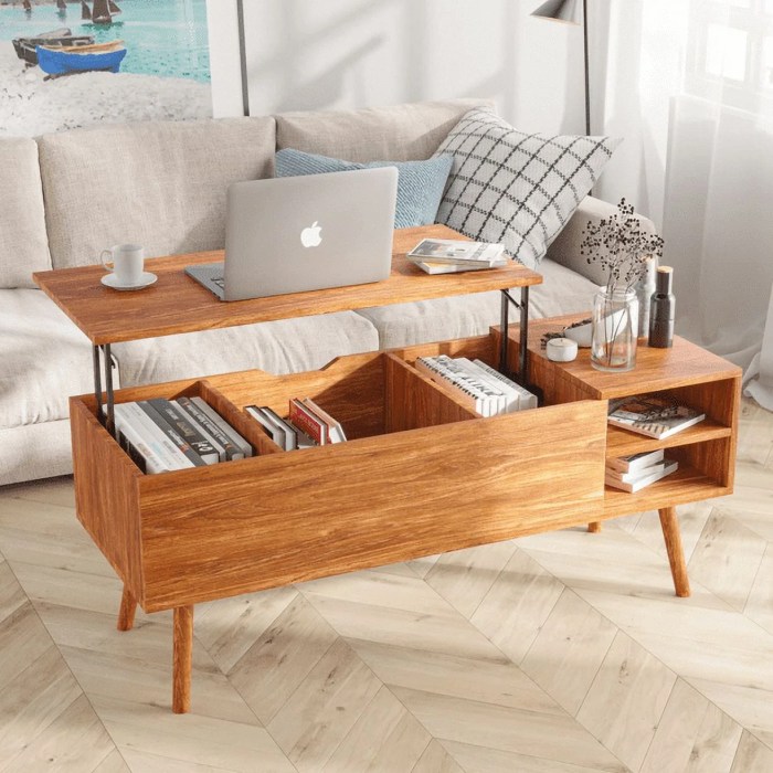 Coffee lift table