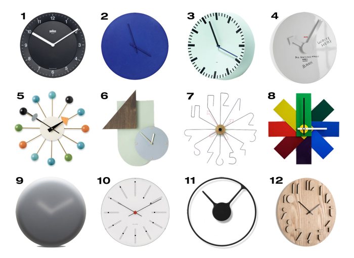 Horloge moderne murale design