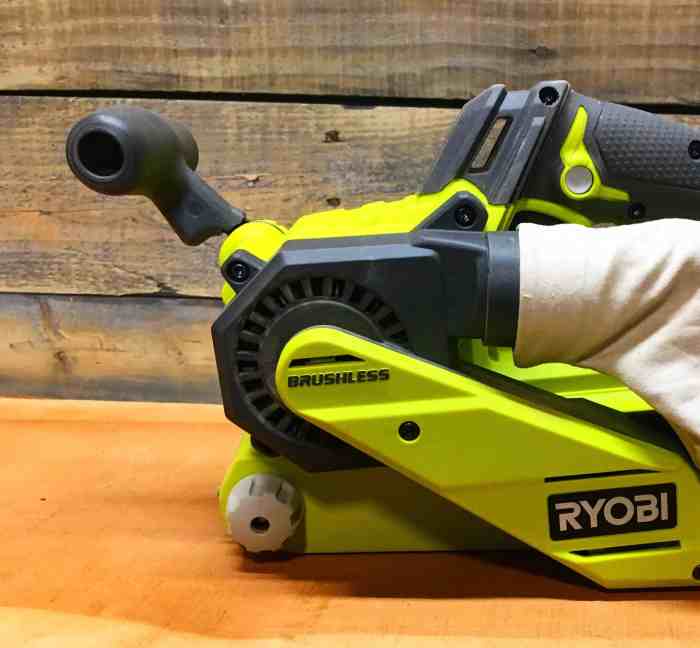 Ponceuse a bande ryobi 1350w